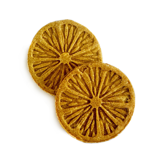 Garnished Canine Barktail Citrus Slice Dog Treats - Dozen